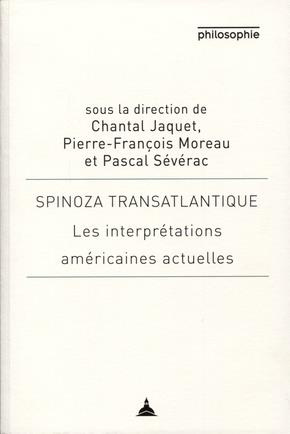 Emprunter Spinoza transatlantique - Les interprétations américaines actuelles livre