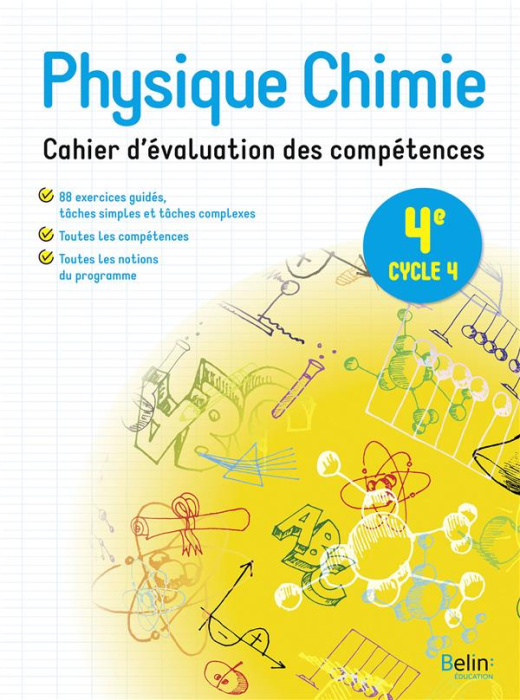 Emprunter Physique Chimie 4e . Cahier d'évaluation des compétences livre