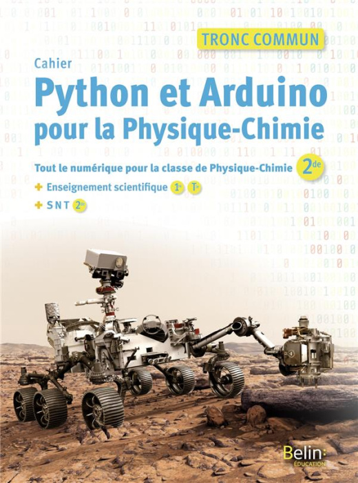 Emprunter Physique-chimie 2de Tronc commun Enseignement scientifique 1re Tle Python et Arduino pour la physiqu livre