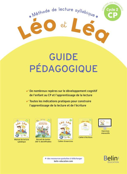 Emprunter Méthode de lecture syllabique CP Cycle 2 Léo et Léa. Guide pédagogique, Edition 2021 livre
