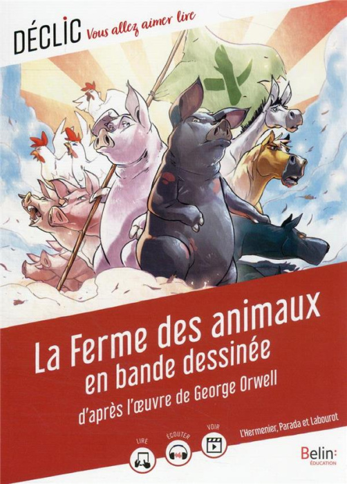 Emprunter La ferme des animaux en bande dessinée livre