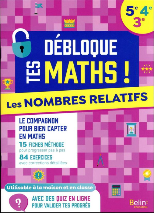 Emprunter Les nombres relatifs 5e-4e-3e. Edition 2023 livre