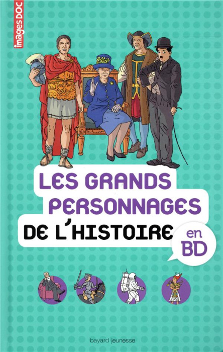 Emprunter Les grands personnages de l'histoire en BD livre