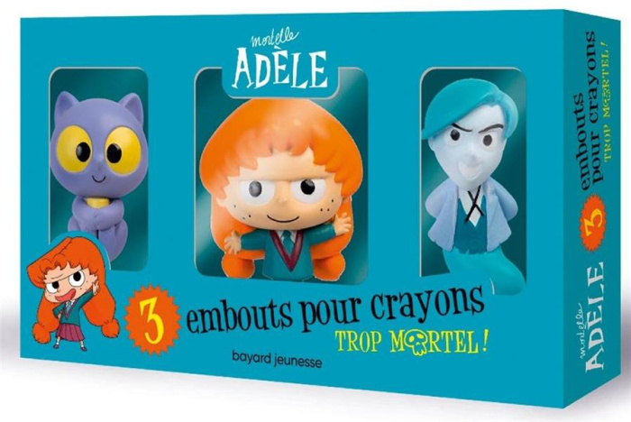 Emprunter Mortelle Adèle : 3 embouts pour crayons trop mortel ! livre