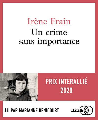 Emprunter Un crime sans importance. 1 CD audio MP3 livre