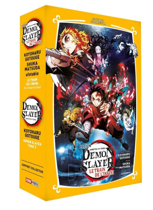 Emprunter Demon Slayer : Coffret collector Tome 7 Roman jeunesse Tome 3 : Le train de l'infini livre
