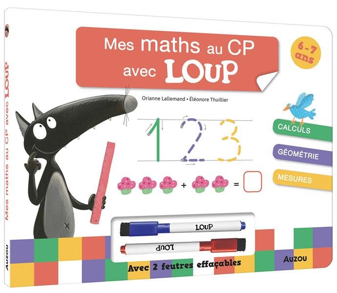 Emprunter Mes maths au CP avec Loup. Avec 2 feutres effaçables livre