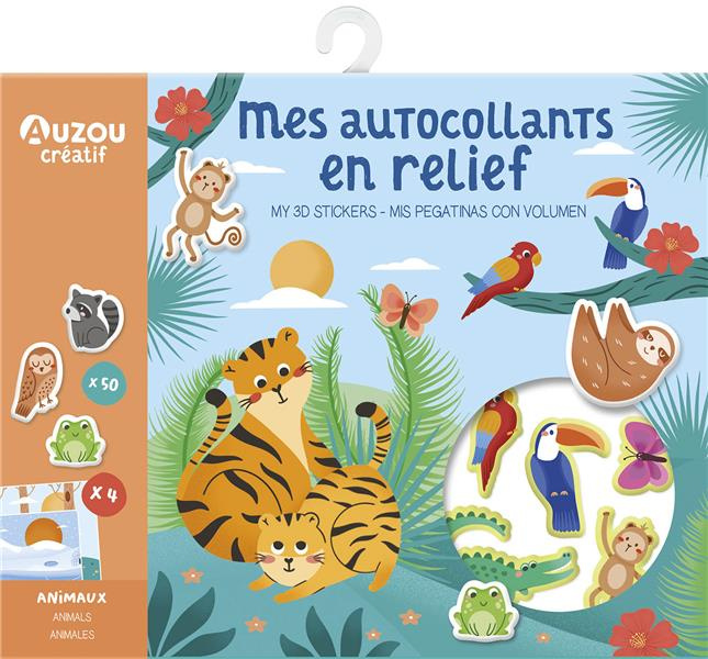 Emprunter Mes autocollants en relief - Animaux livre