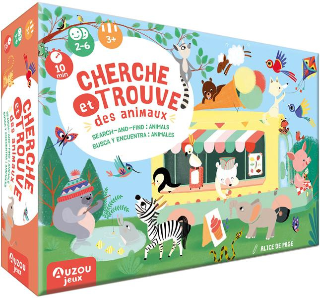 Emprunter P'TITS JEUX - CHERCHE ET TROUVE - LES ANIMAUX livre