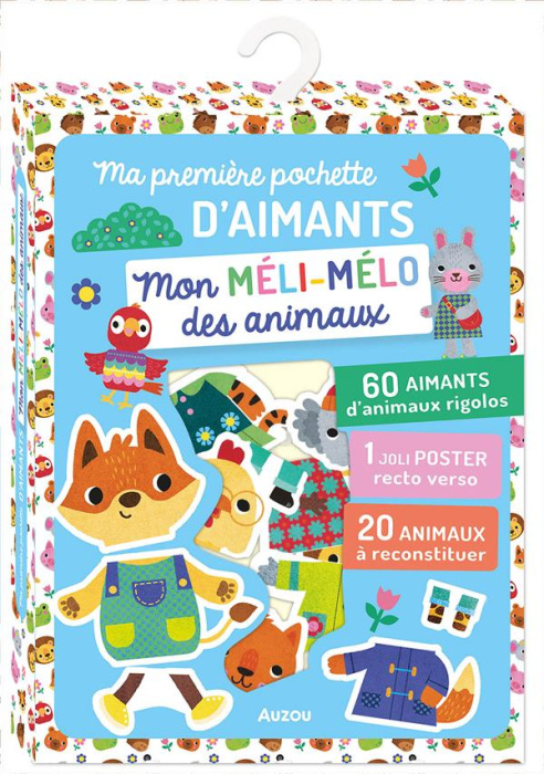 Emprunter Ma première pochette d'aimants Mon méli-mélo des animaux. Avec 60 aimants d'animaux rigolos, 1 joli livre