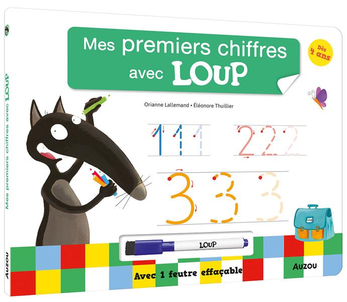 Emprunter Mes premiers chiffres avec Loup. Avec 1 feutre effaçable livre
