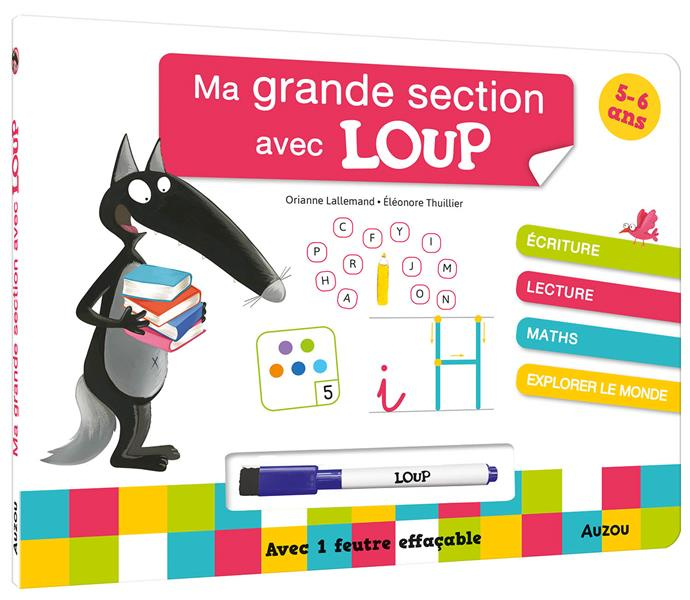 Emprunter Ma grande section avec Loup. Avec 1 feutre effaçable livre