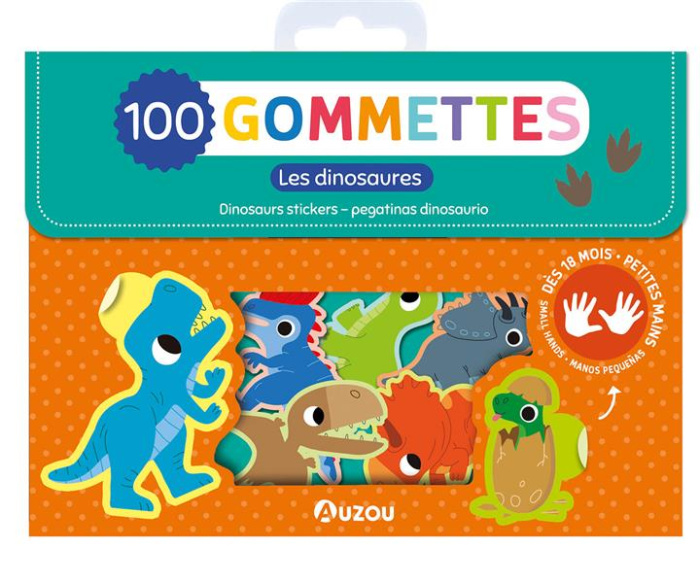 Emprunter Les dinosaures. 100 gommettes livre