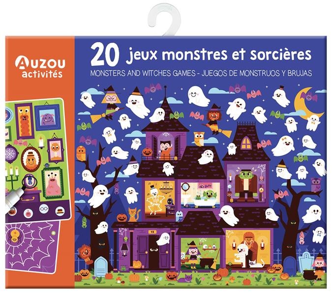 Emprunter MA POCHETTE DE JEUX - 20 P'TITS JEUX - MONSTRES ET SORCIERES livre