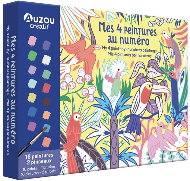 Emprunter Mon coffret d'artiste - Mes 4 peintures au numéro : Merveilleuse nature livre