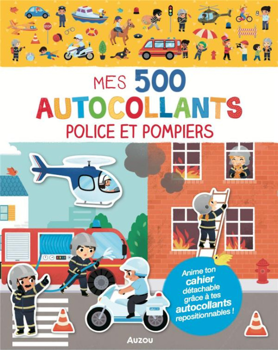 Emprunter Mes 500 autocollants police et pompiers livre