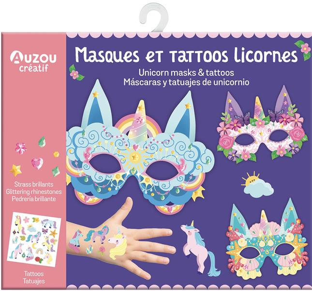 Emprunter MA POCHETTE D'ARTISTE - MASQUES ET TATTOOS LICORNES livre