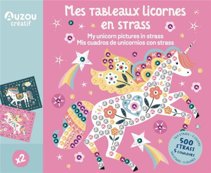 Emprunter MA POCHETTE D'ARTISTE - MES TABLEAUX LICORNES EN STRASS