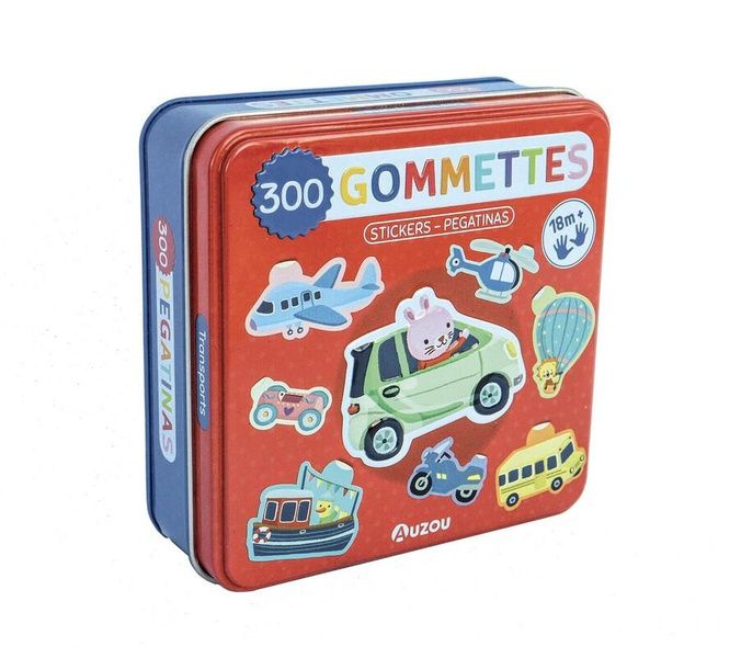 Emprunter 300 gommettes transports. Stickers - Pegatinas livre
