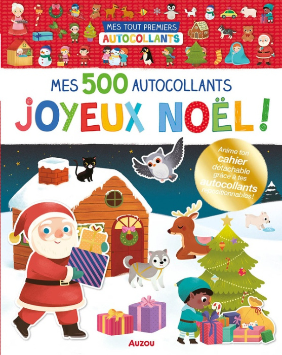 Emprunter Mes 500 autocollants Joyeux Noël ! Anime ton cahier détachable grâce à tes autocollants repositionna livre