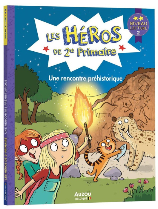 Emprunter Les héros de 2e Primaire : Une rencontre préhistorique. Niveau 2 livre