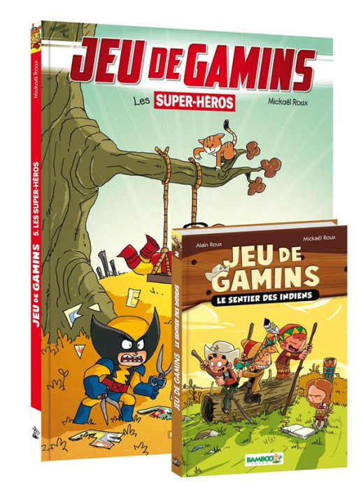 Emprunter Jeu de gamins Tome 5 : Les supers héros. Avec le roman tome 2 offert livre