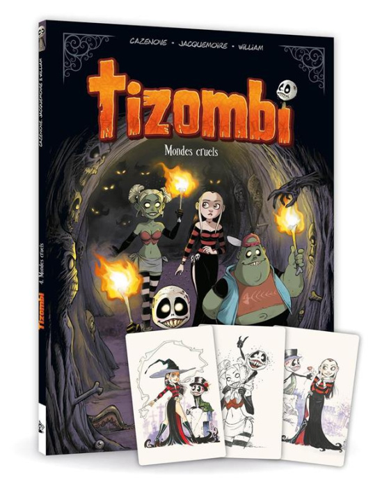 Emprunter Tizombi Tome 4 : Mondes cruels. Avec 3 cartes postales livre