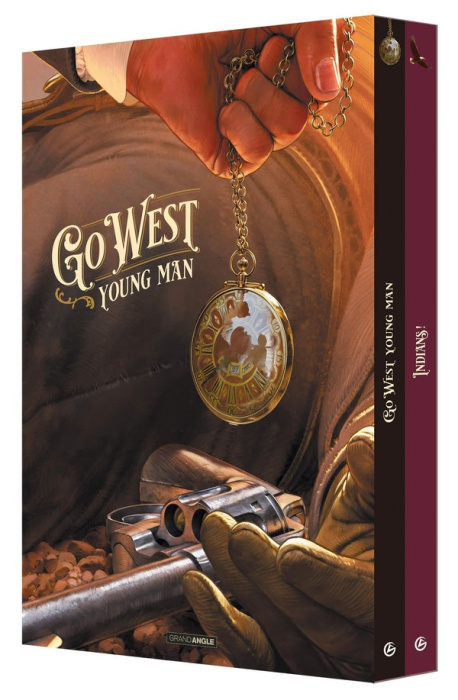 Emprunter Go West Young Man ; Indians ! L'ombre noire de l'homme blanc. Coffret en 2 volumes avec 2 ex-libris livre
