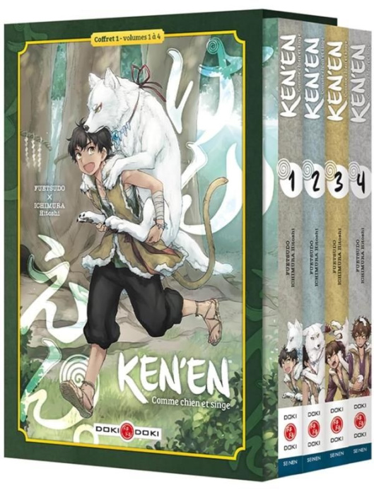 Emprunter Ken'en - Comme chien et singe : Coffret 1 en 4 volumes. Tomes 1 à 4 livre
