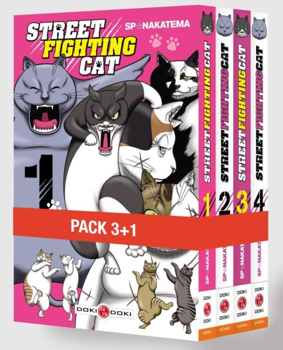 Emprunter Street Fighting Cat - Pack série complète 4 tomes pour le prix de 3 livre