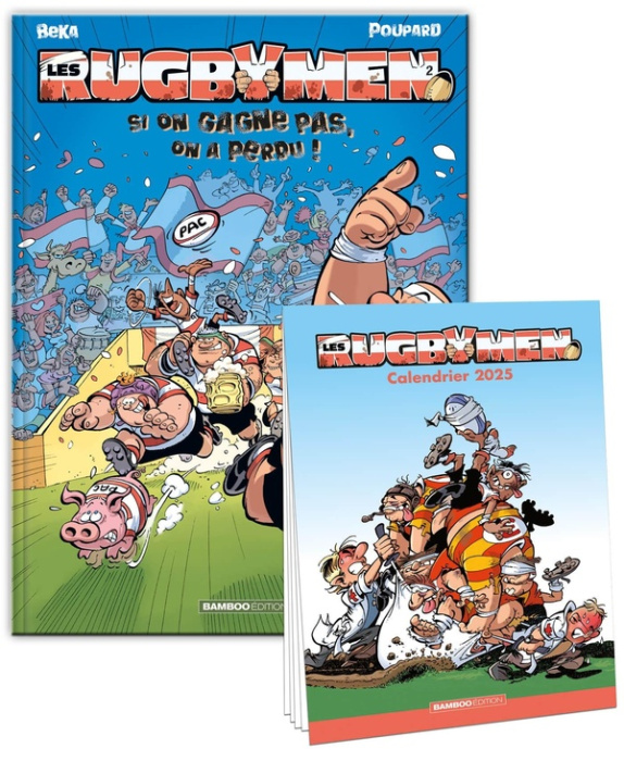Emprunter Les Rugbymen Tome 2 : Si on gagne pas, on a perdu ! Avec un calendrier offert, Edition 2025 livre