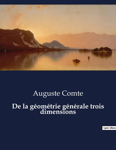 Emprunter De la géométrie générale trois dimensions. . livre