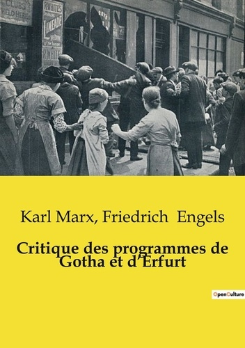 Emprunter Critique des programmes de Gotha et d'Erfurt livre