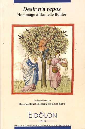 Emprunter Eidôlon N° 115 : Désir n'a repos. Hommage à Danielle Bohler livre