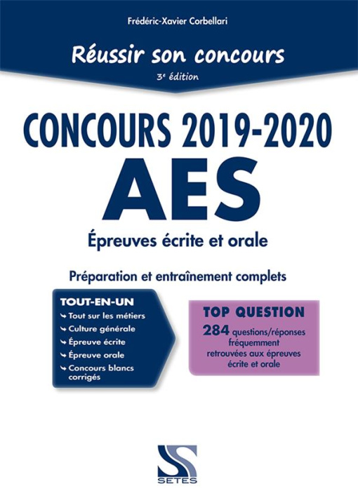 Emprunter Réussir son concours AES. Accompagnant éducatif et social, Edition 2019-2020 livre