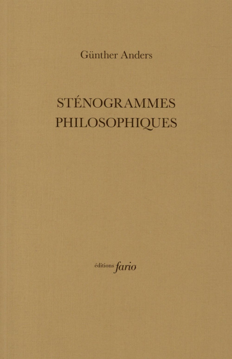 Emprunter Sténogrammes philosophiques livre