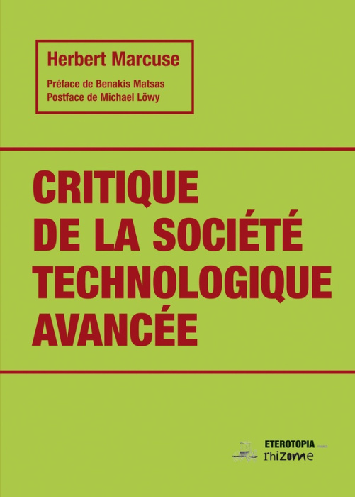 Emprunter Critique de la société technologique avancée livre