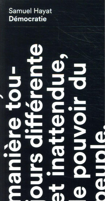 Emprunter Démocratie livre