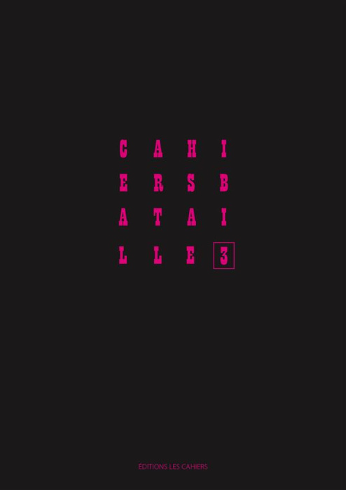 Emprunter Cahiers Bataille N° 3 livre