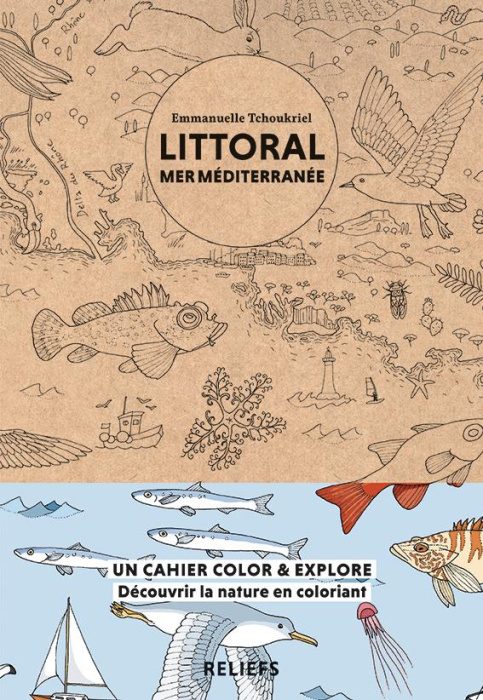 Emprunter CAHIER A COLORIER LITTORAL MER MEDITERRANEE livre