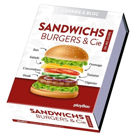 Emprunter Sandwichs, Burgers & Cie en 365 jours livre