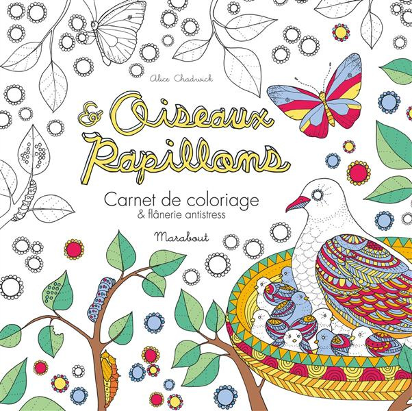 Emprunter Oiseaux et papillons / Carnet de coloriage et flânerie antistress livre