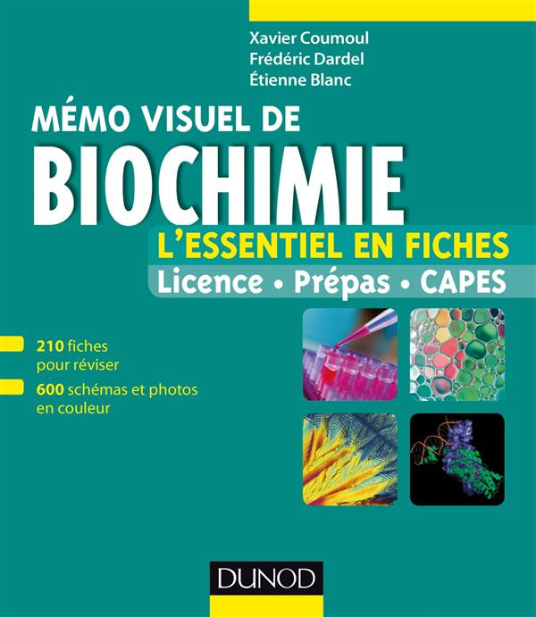 Emprunter Mémo visuel de biochimie / L'essentiel en fiches, licence, prépas, capes livre