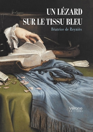 Emprunter Un lézard sur le tissu bleu livre