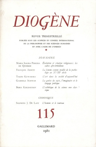 Emprunter Diogène/115/Diogène Tome 115 livre