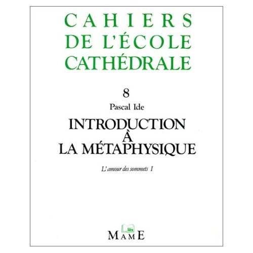 Emprunter Introduction à la métaphysique Tome 1 : L'amour des sommets livre