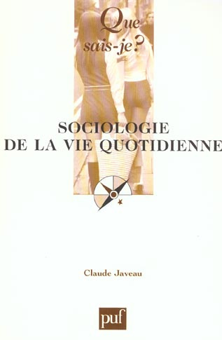 Emprunter Sociologie de la vie quotidienne livre