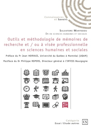 Emprunter Outils et méthodologie de mémoires de recherche et / ou à visée professionnelle en sciences humaines livre