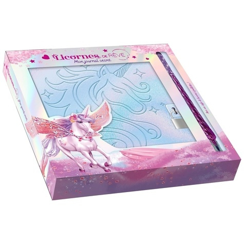Emprunter Mon journal secret Licornes de rêve. Avec un stylo de licorne à paillettes ! livre