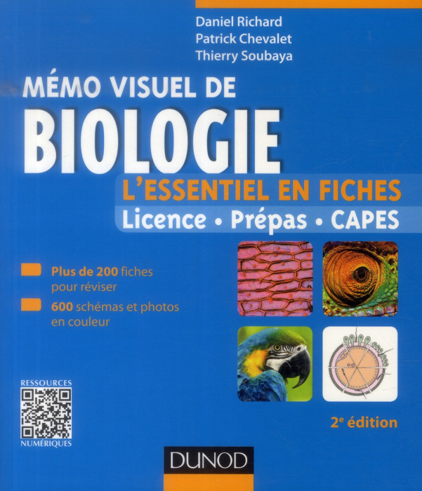 Emprunter Mémo visuel de Biologie/L'essentiel en fiches livre